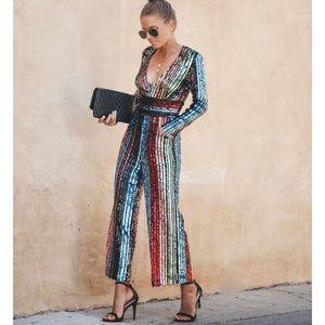 Vici Pop the Champagne Jumpsuit